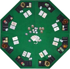 8 Player Foldable Poker Table 