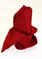 Poly Napkins Color Apple Red