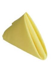 Poly Napkins Color Pastel Yellow