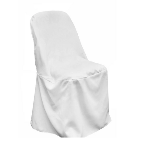 Folding Chair Cover, White
