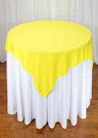 Overlay Polyester Color Yellow