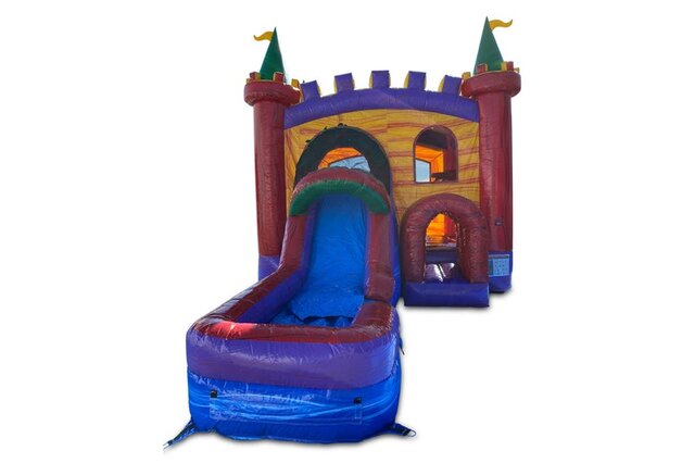 Front Water Slide Castle Combo