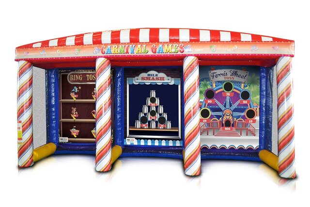 3 in 1 carnival game front view