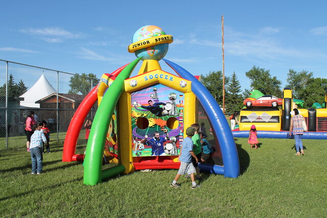 5 in 1 sports game inflatable rental