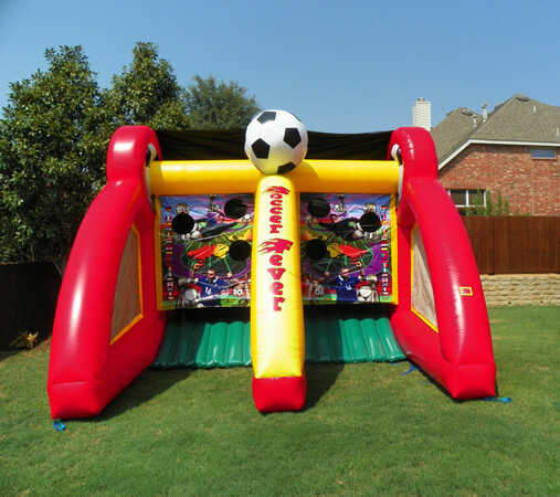 soccer game inflatable rental