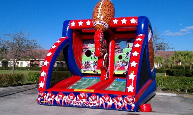 Football game inflatable rental