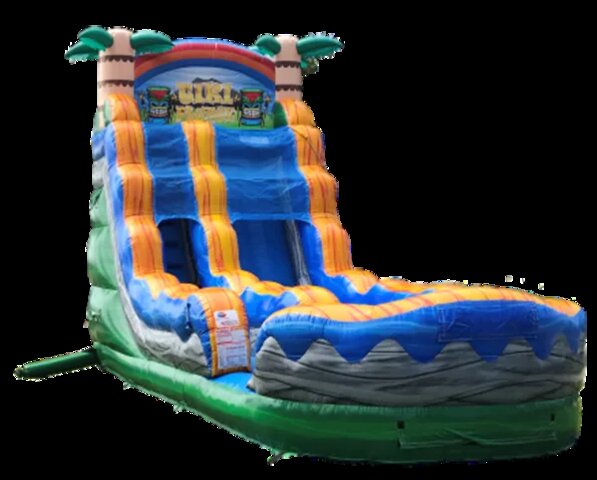 20ft Tiki Plunge Single Lane Water Slide | Orlando Fun Bounce | Orlando FL