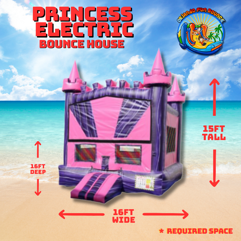 Princess Electric Castle Bounce House