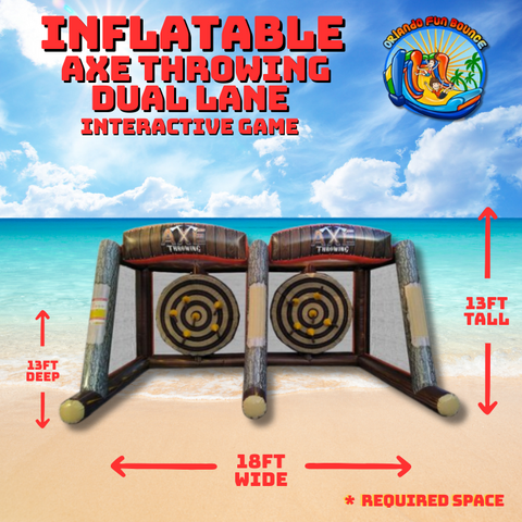 Inflatable Dual Axe Throwing Game