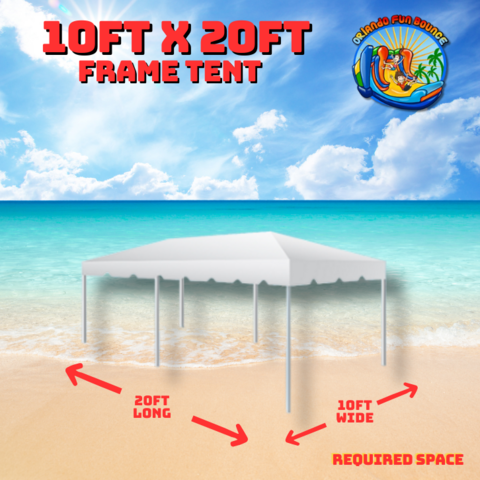 10ft x 20ft Frame Tent 