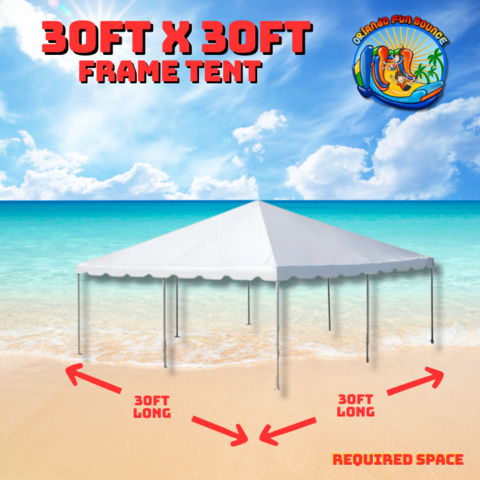 30ft x 30ft Frame Tent 