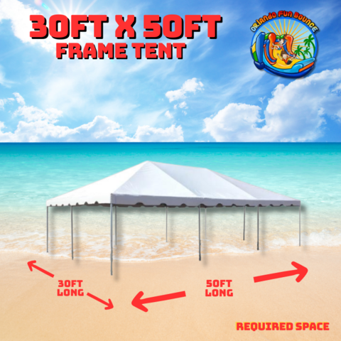 30ft x 50ft Frame Tent 