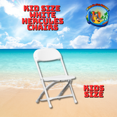 Kid Size White Hercules Chairs