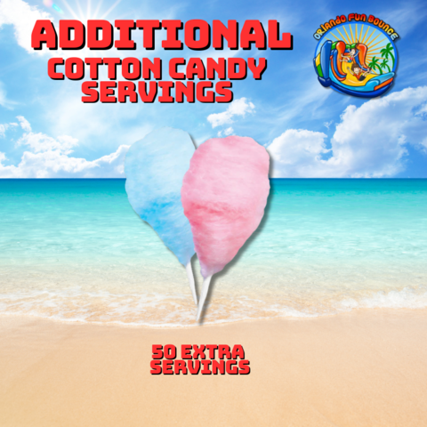 Cotton Candy Additional Servings (50)