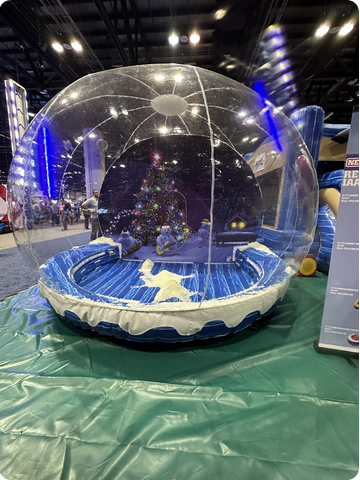 Giant Inflatable Snow Globe 2 Hour Rental w/ Attendant