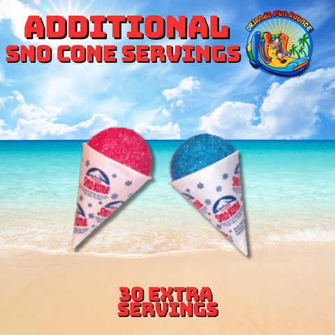 Sno Cone Additional Servings 