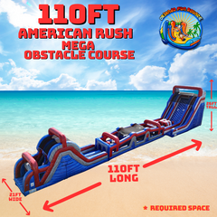 110ft American Rush Mega Obstacle Course