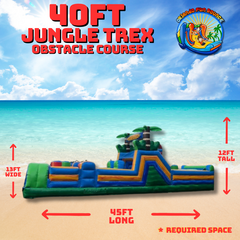 40ft Jungle Trek Xtreme Obstacle Course