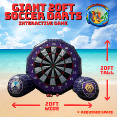 Giant 20ft Soccer Darts