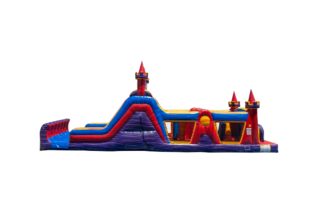 50ft Castle Mania Obstacle Course Wet/Dry