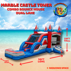 Marble Castle Tower Dual Lane Combo  