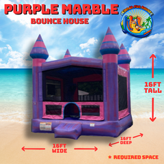 Purple Marble Bounce House 