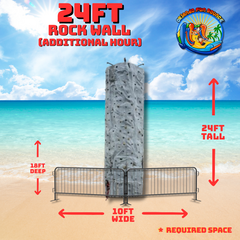 24ft Rock Wall Additional Hour