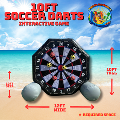 10ft Soccer Darts