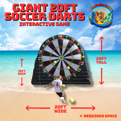 Giant 20ft Soccer Darts