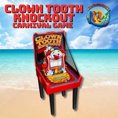 Clown Tooth Knockout Carnival Game