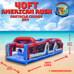 40ft American Rush Obstacle Course