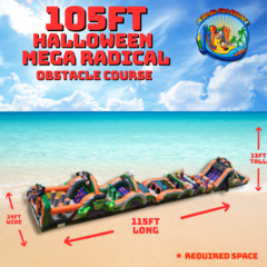 Halloween 105ft Mega Radical Obstacle Course