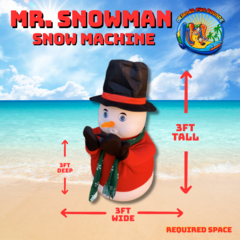 Mr. Snowman Snow Falling Machine