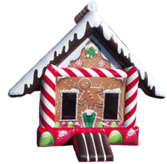 Christmas Gingerbread Bounce House