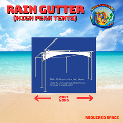 Rain Gutter for High Peak Tents