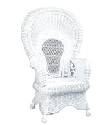 White Wicker Chair