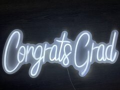 "Congrats Grad" Neon Sign