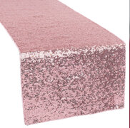 Pink Sequin Table Runner