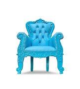 Kids Size Blue Throne Chair