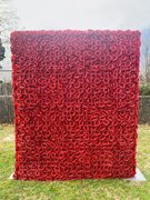 Red Flower Wall 