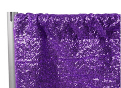 Sequin Drape - Purple 