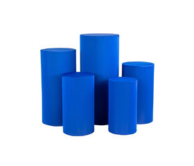 Royal Blue Cylinders - Set of 5