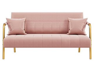 Velvet loveseat - pink /blush color 