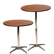 30in Round Low or High Top Cocktail Table