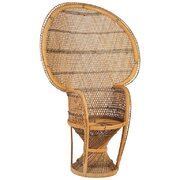 Brown Wicker Chair