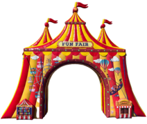 Create a Grand Entrance with Our Carnival Arches!