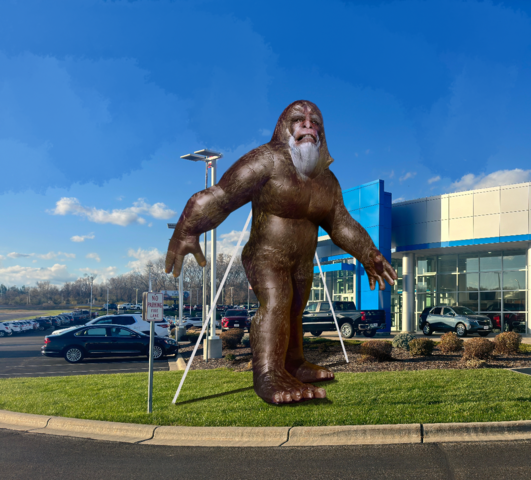 Bigfoot Advertising Inflatable