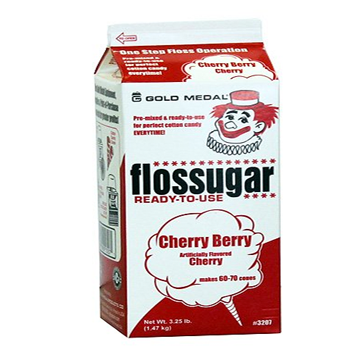 Cherry Berry Floss Sugar- FLOSSUGAR CARTON - 3.25LB CARTON