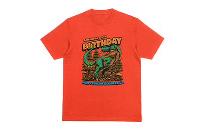 dinosaur t-shirt customizable design
