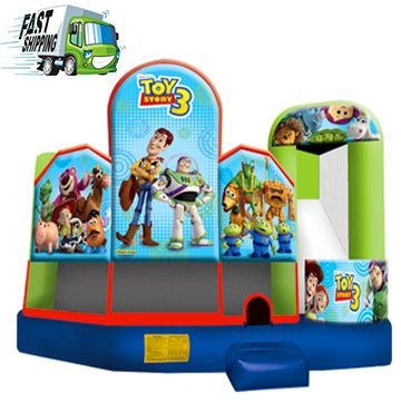 Toy Story Bounce House with Slide Combo 